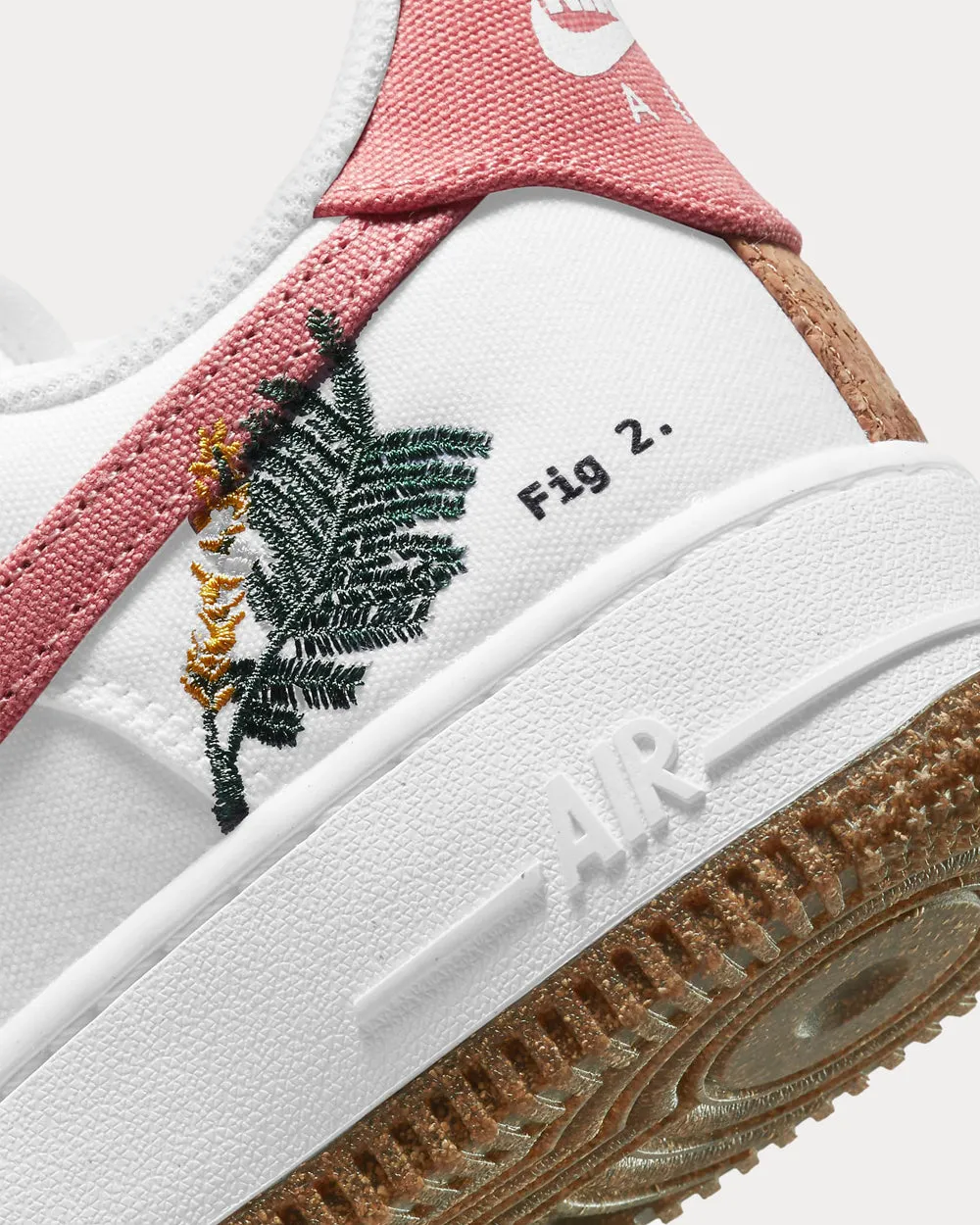 Air Force 1 SE White / Light Sienna Low Top Sneakers