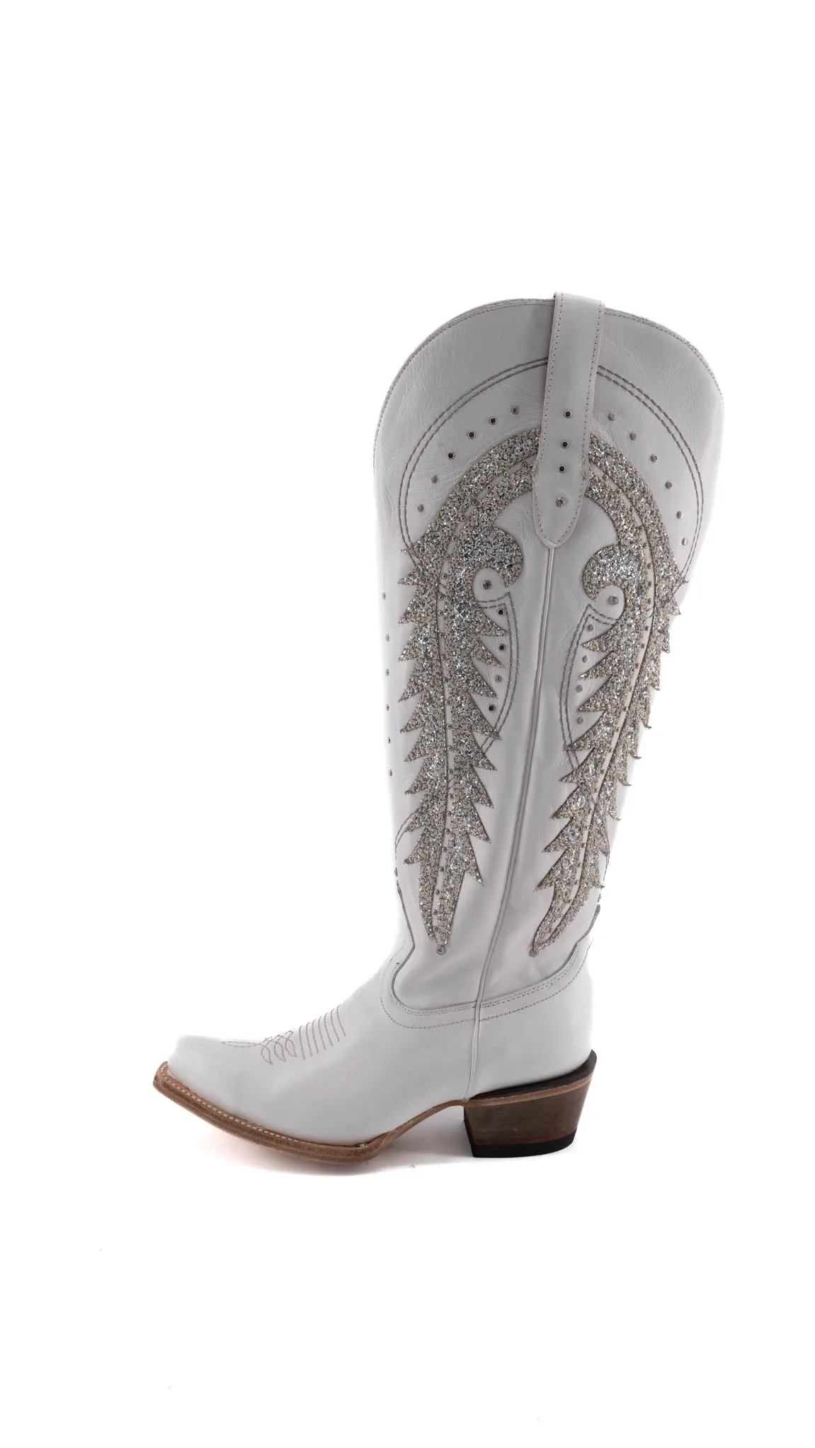 Amanda V2 Tall Wide Calf Friendly Snip Toe Cowgirl Boot