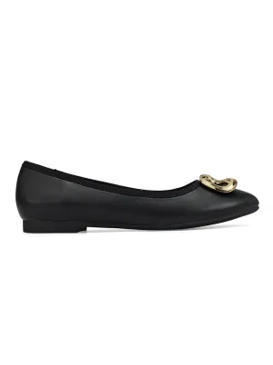 Black Ballerina Flats