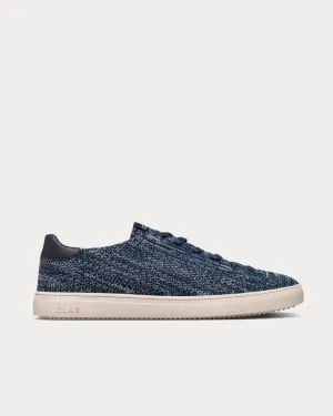 BRADLEY KNIT X SEAQUAL Navy Two-Tone Low Top Sneakers