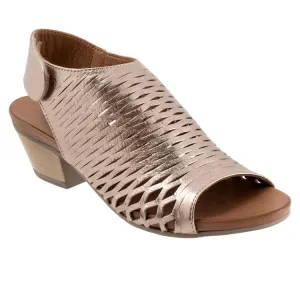 Bueno Women's Lacey Sling-Back Sandals Taupe Metallic