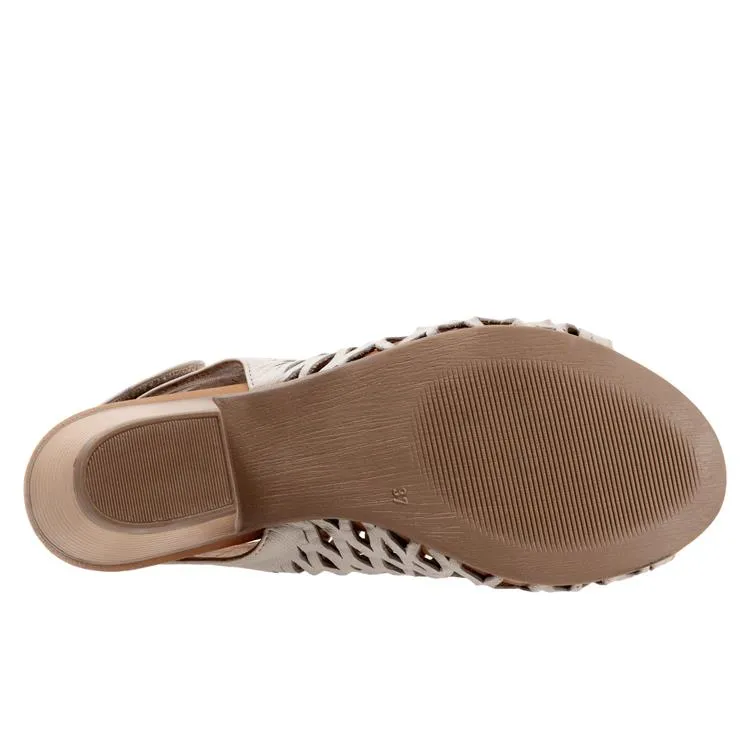 Bueno Women's Lacey Sling-Back Sandals Tusk