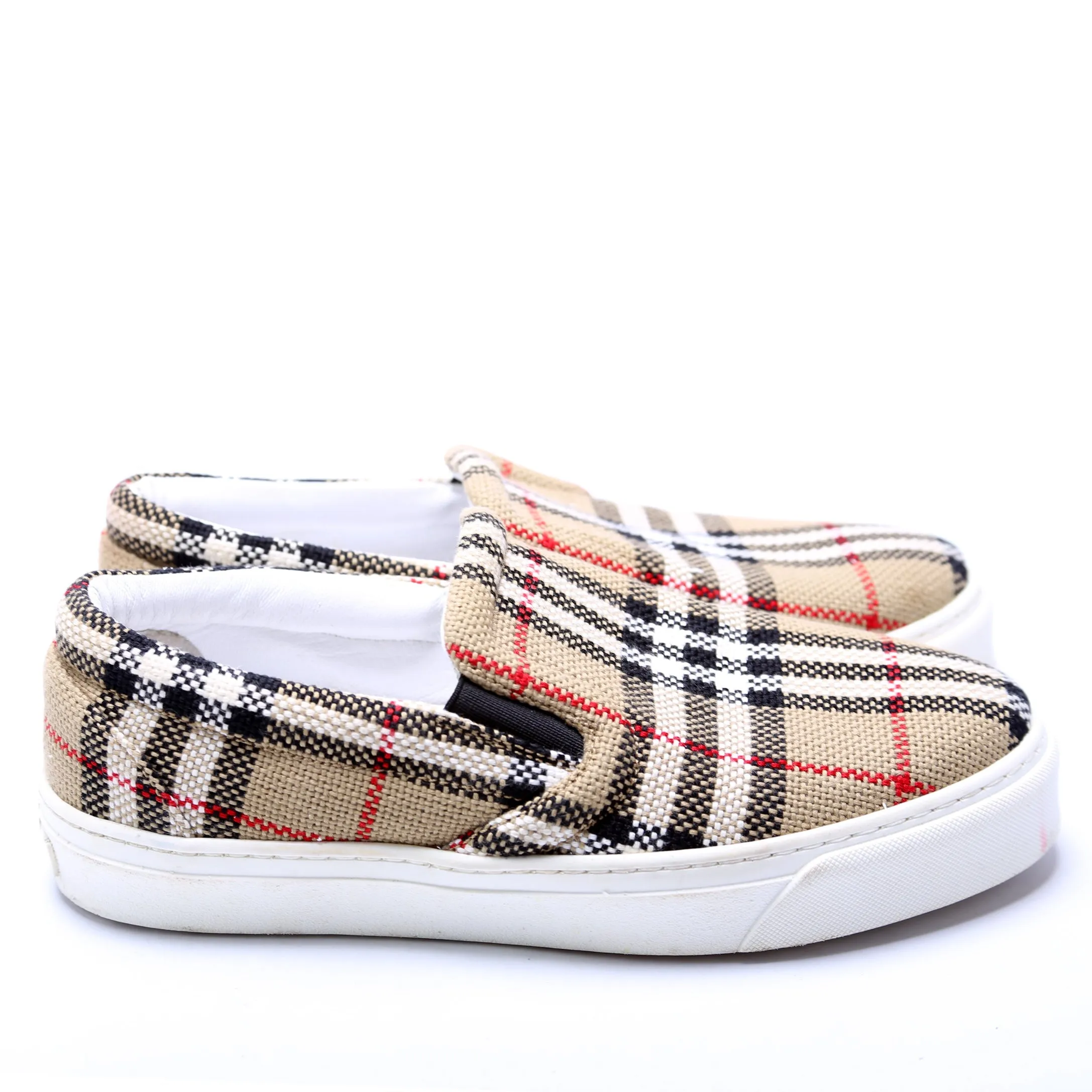 Check Slip On Sneakers Size 37