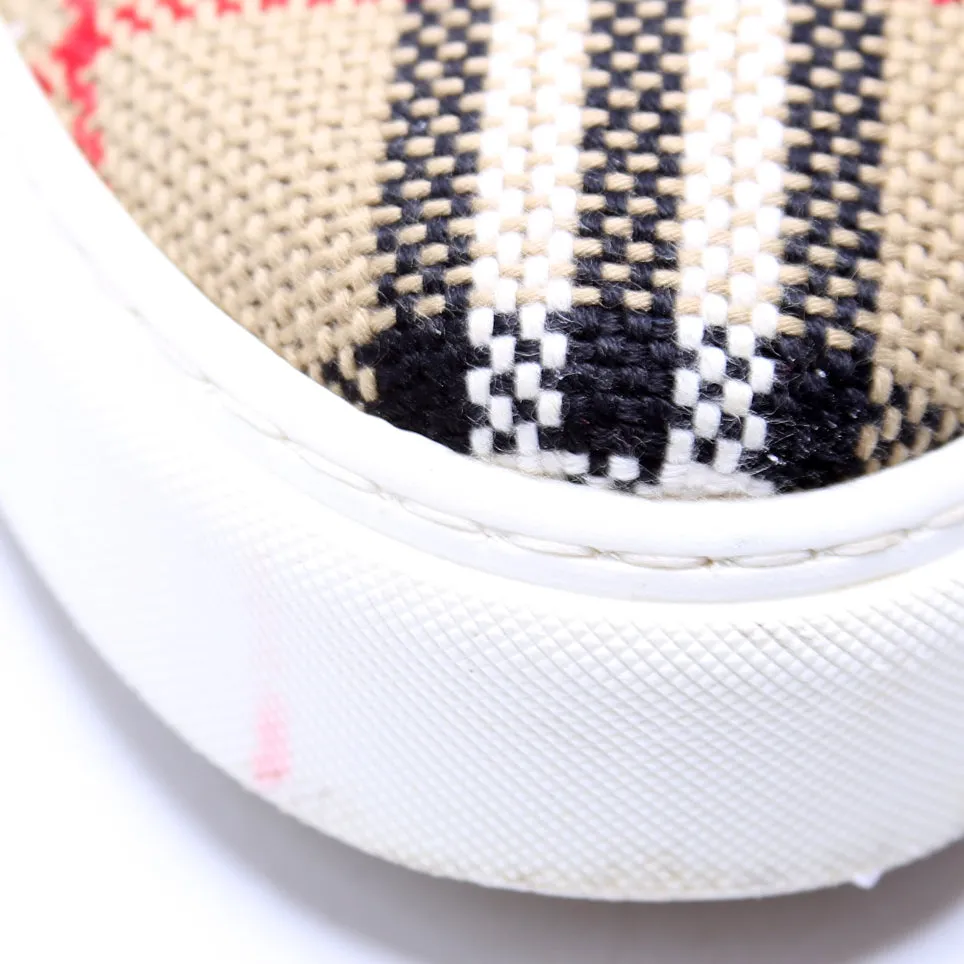 Check Slip On Sneakers Size 37