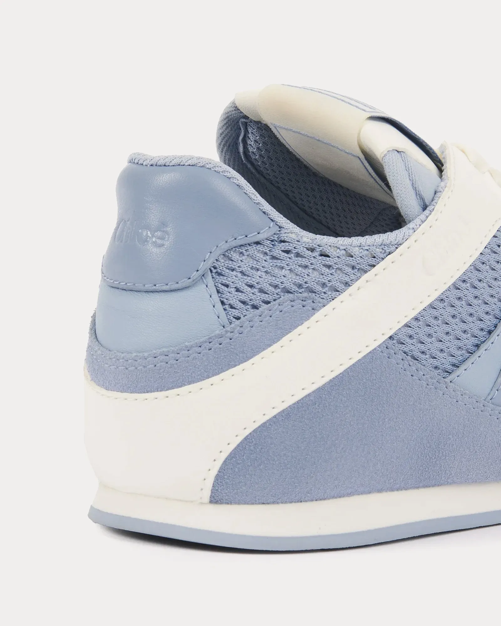 Chloé Kick Pearl Blue Low Top Sneakers