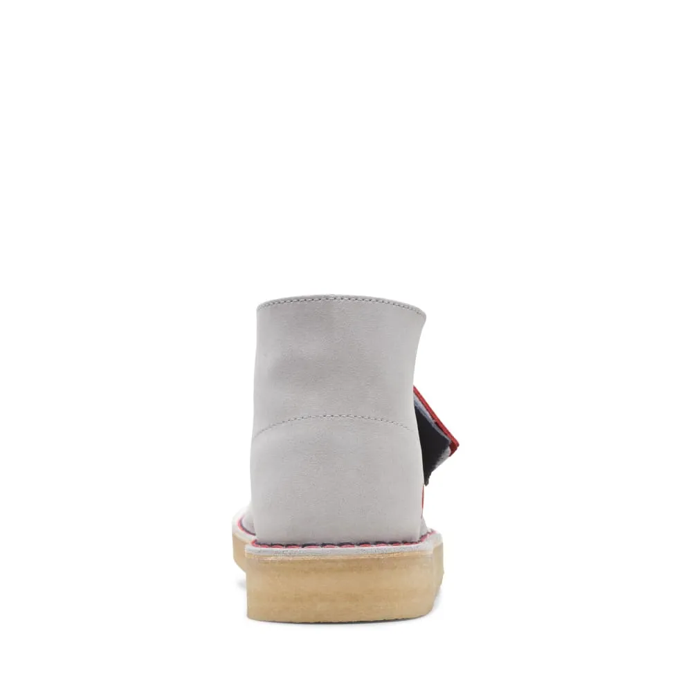 Clarks Originals Desert Boots Vcy Men's Gray and Red Suede 26166525