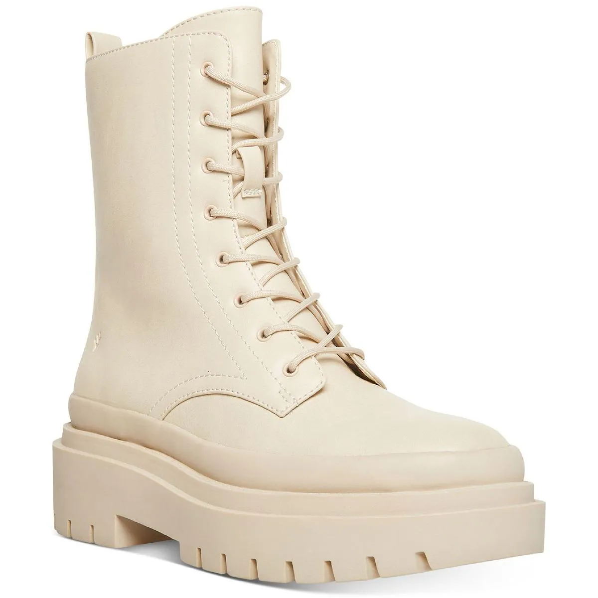 Cool Planet by Steve Madden Womens Moss Faux Leather Round Toe Mid-Calf Boots