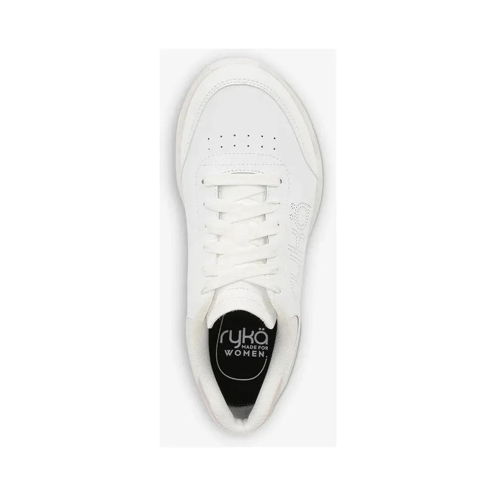 Courtside Lace Up Sneaker - White