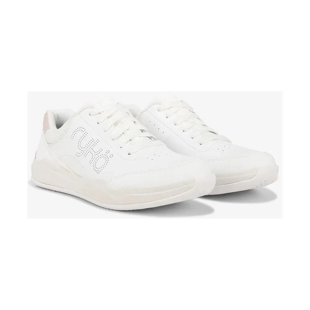 Courtside Lace Up Sneaker - White