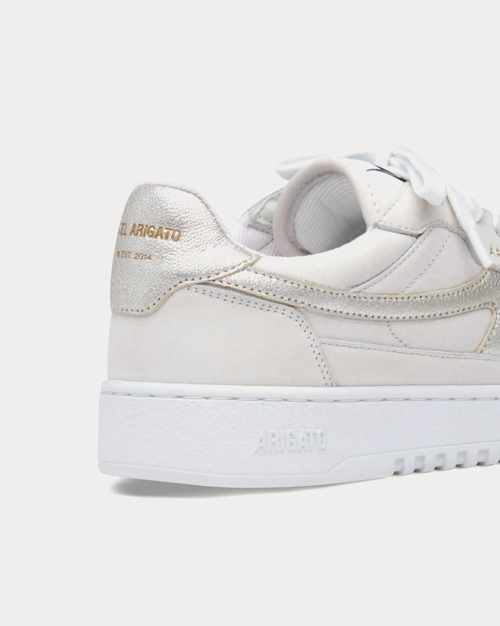 Dice-A White / Silver Low Top Sneakers