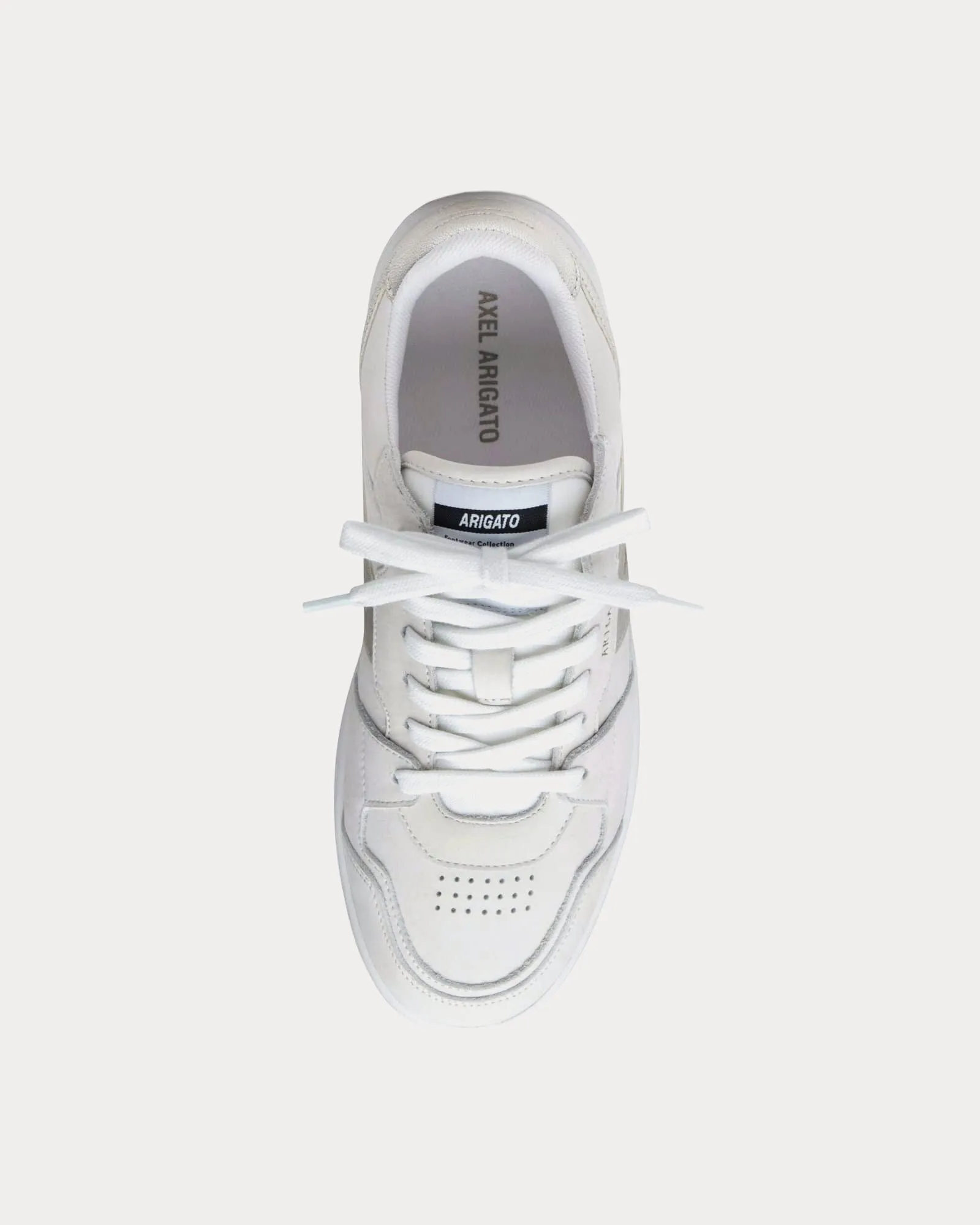 Dice-A White / Silver Low Top Sneakers