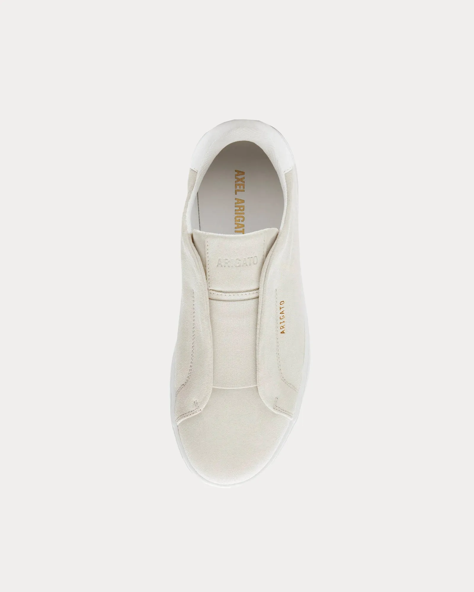 Dice Laceless Off White / White Slip On Sneakers
