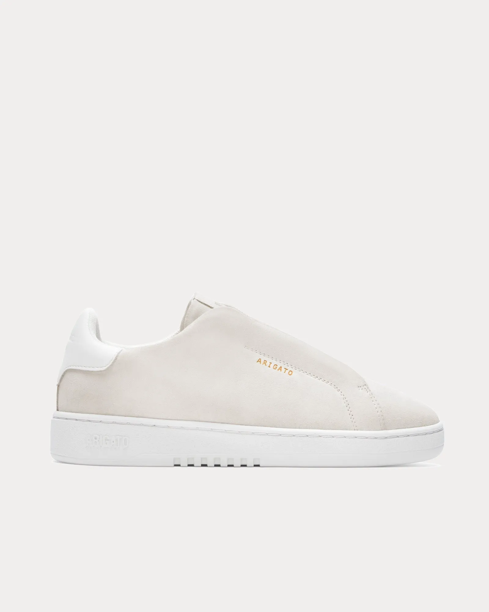 Dice Laceless Off White / White Slip On Sneakers