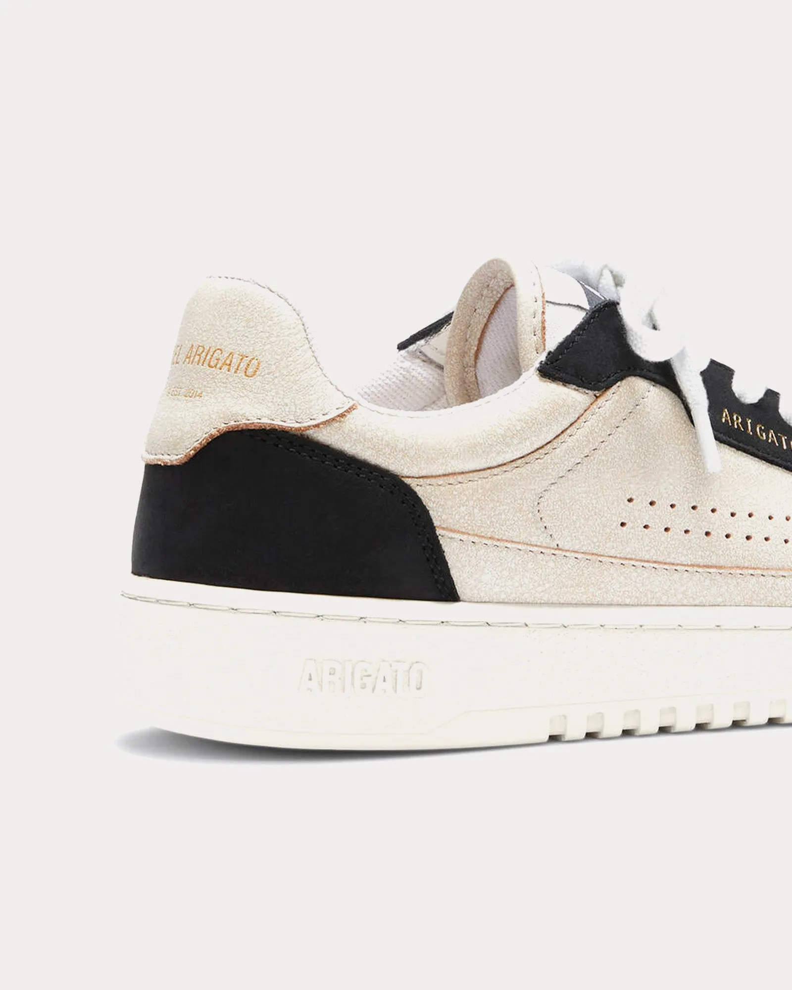 Dice Lo Beige / Black Low Top Sneakers