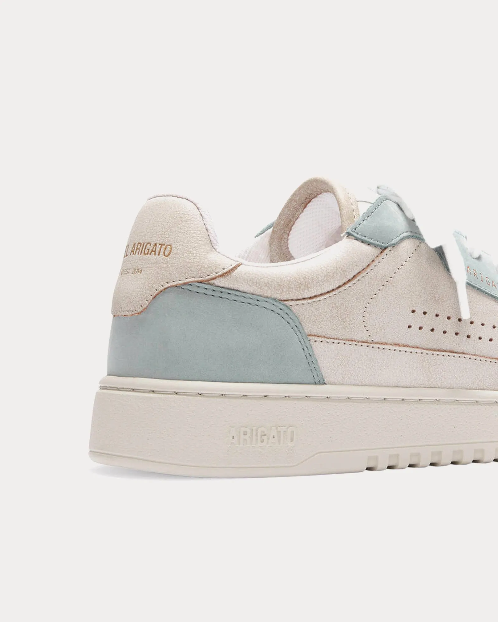 Dice Lo Beige / Green Low Top Sneakers