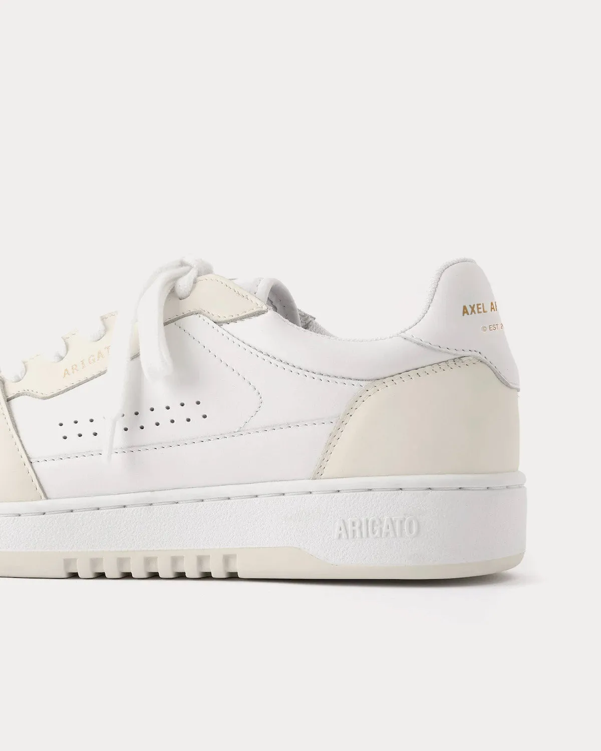 Dice Lo White / Beige Low Top Sneakers