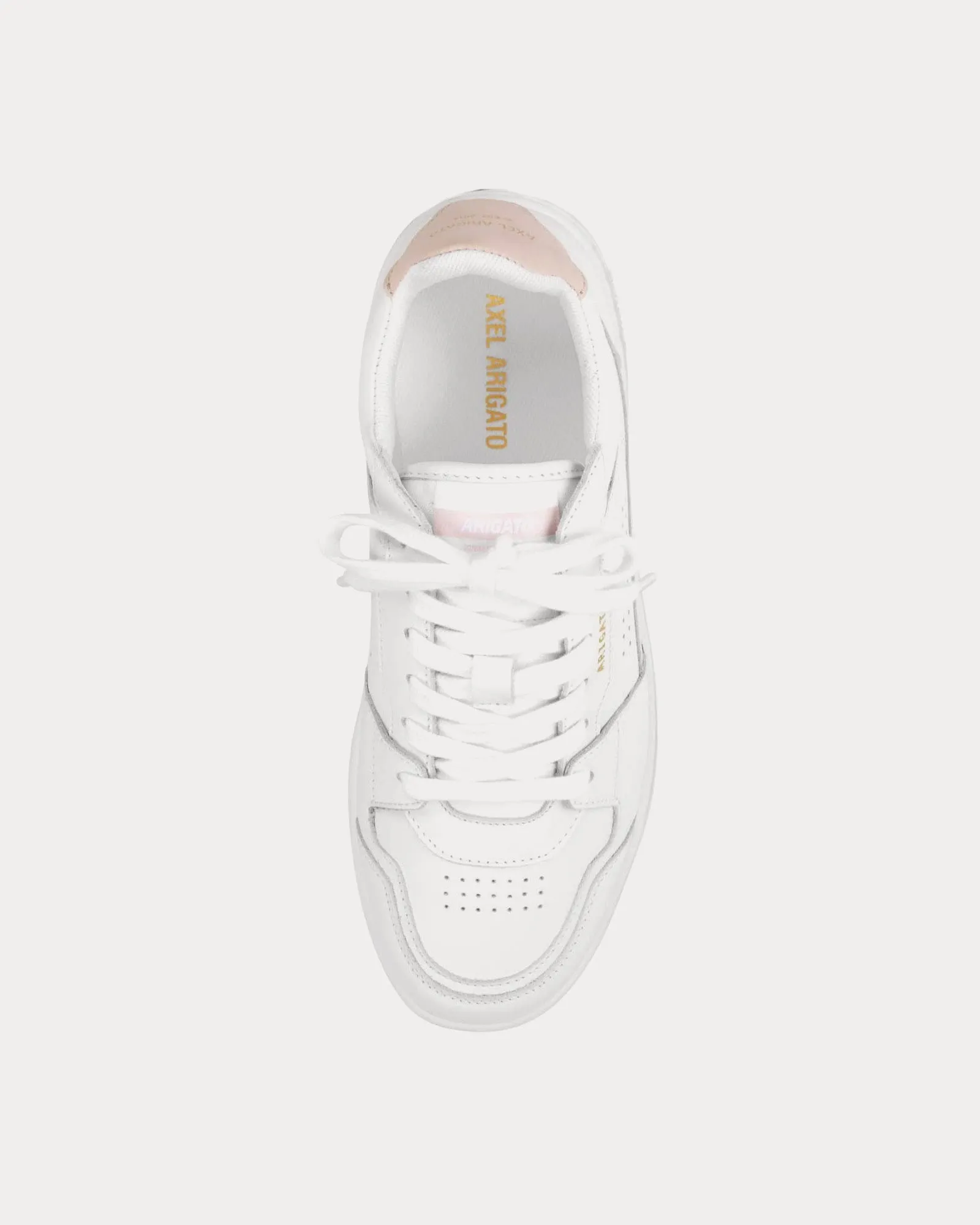 Dice Lo White / Orange Low Top Sneakers