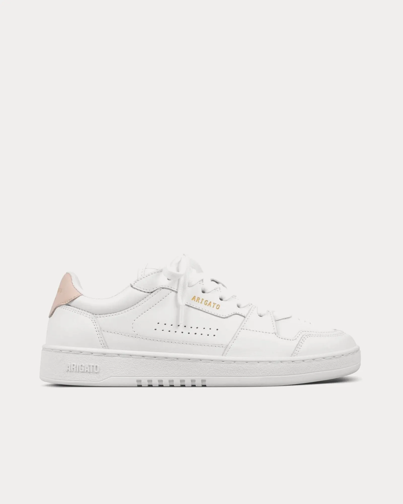 Dice Lo White / Orange Low Top Sneakers