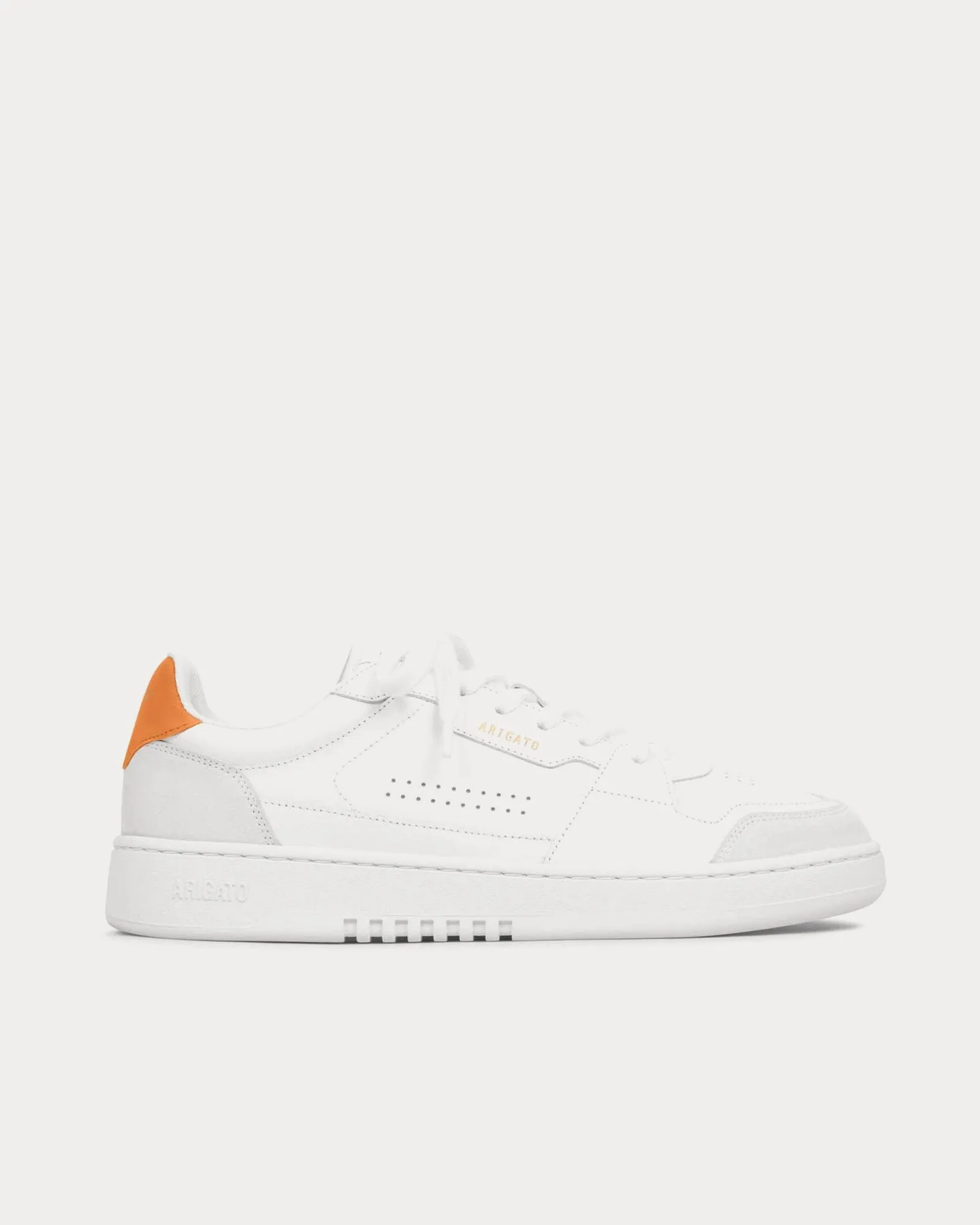 Dice Lo White / Orange Low Top Sneakers