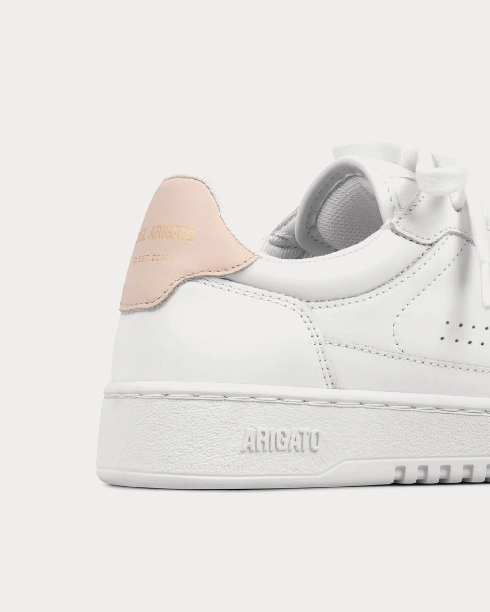 Dice Lo White / Orange Low Top Sneakers