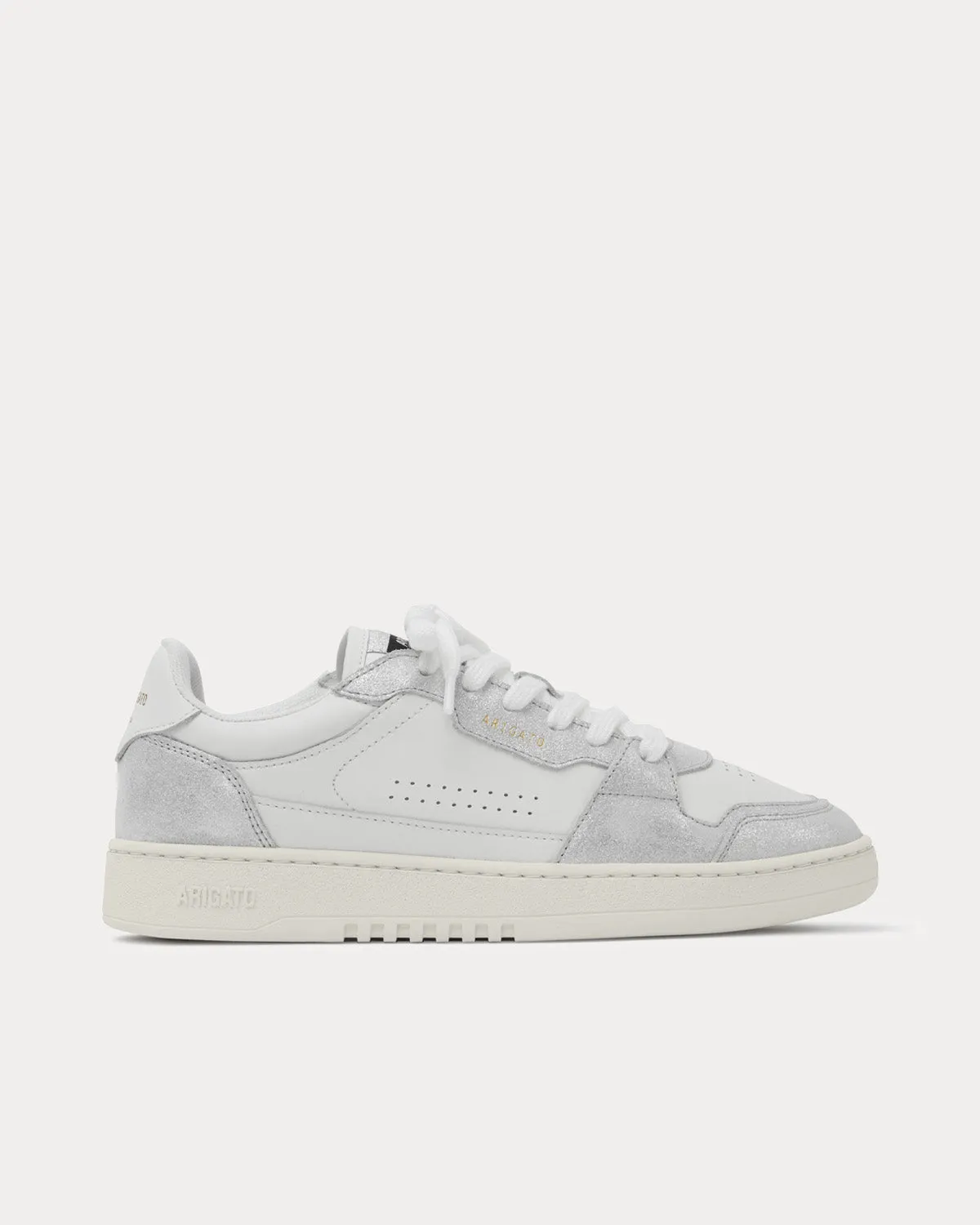 Dice Lo White / Silver Low Top Sneakers