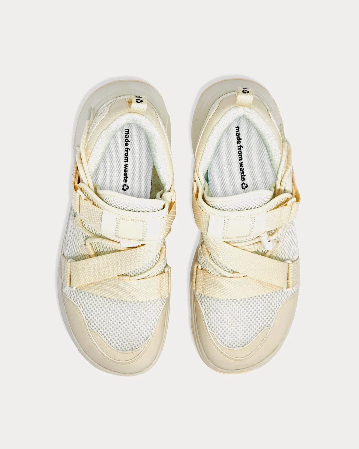 Earth Shoe 01 Sand White Slip On Sneakers