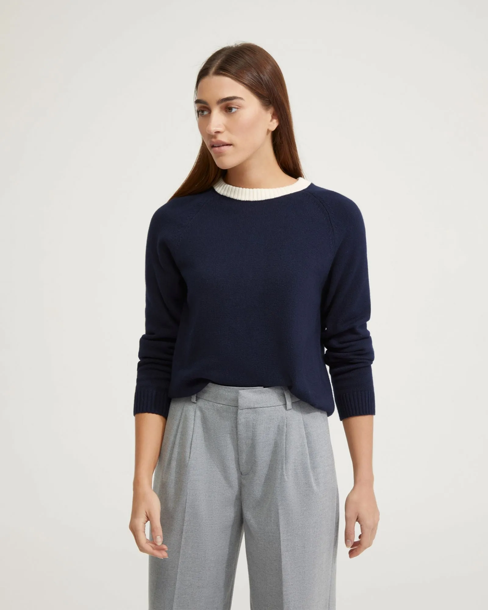 Huskie Elbow Patch Knit