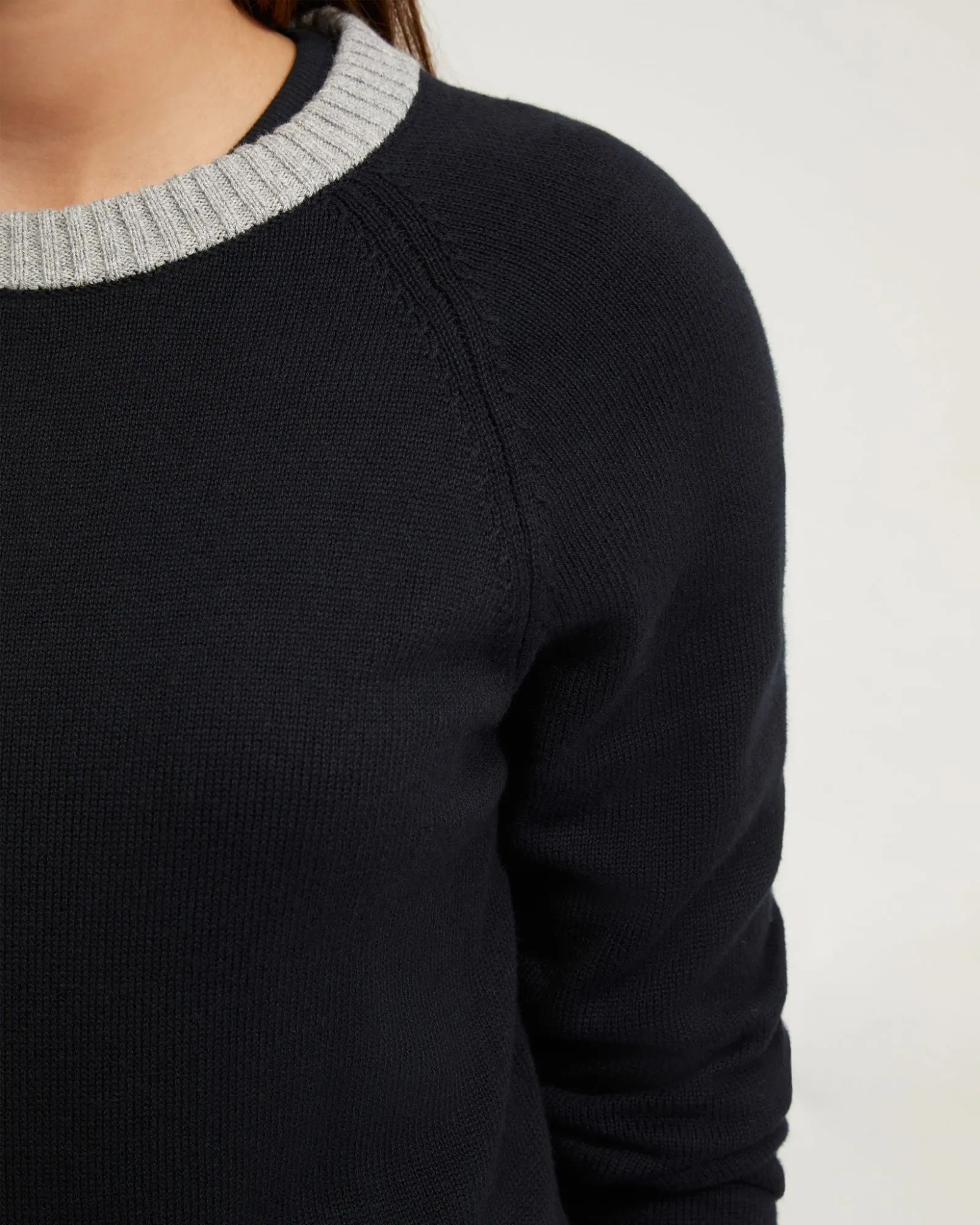 Huskie Elbow Patch Knit