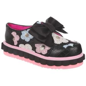 Irregular Choice Womens Cookie Cutter Platform Shoe - Black