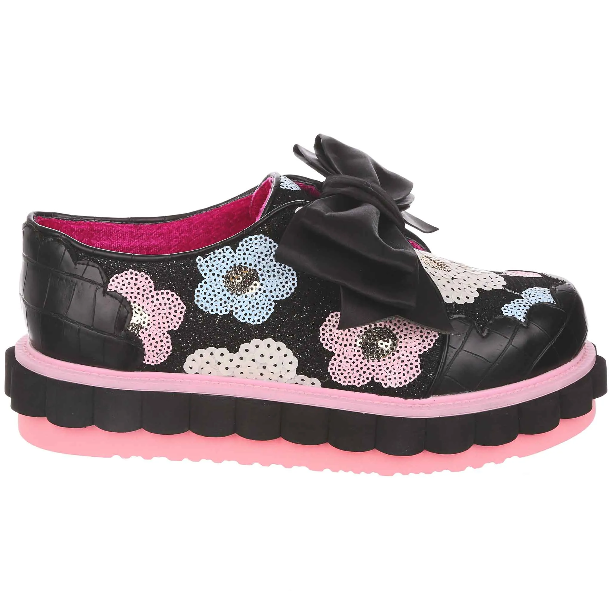 Irregular Choice Womens Cookie Cutter Platform Shoe - Black