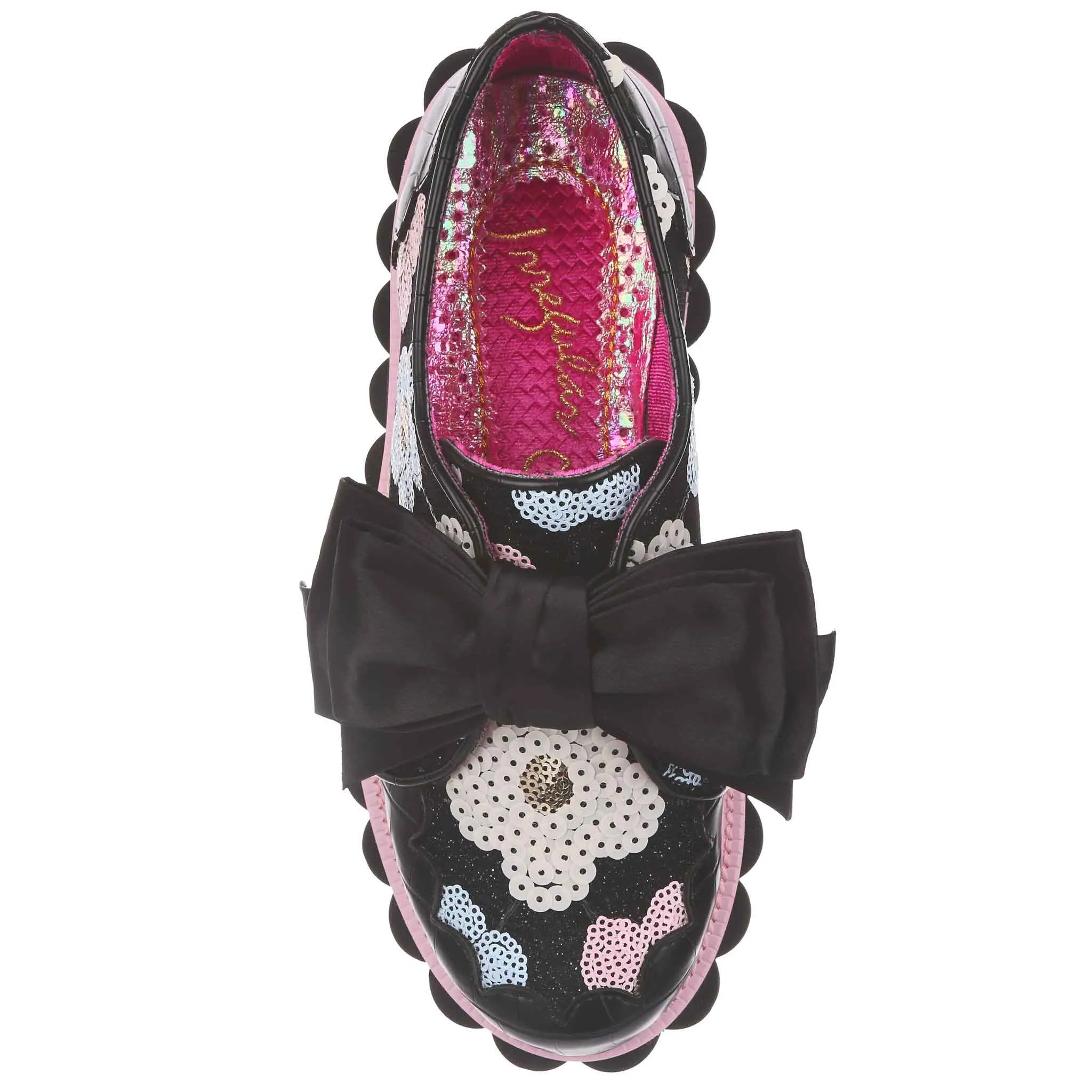 Irregular Choice Womens Cookie Cutter Platform Shoe - Black