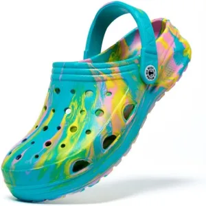 Kids Boys&Girls Black Camouflage Clogs Children's Beach Shoes Classic Marbled Tie Dye Clog Little Kid