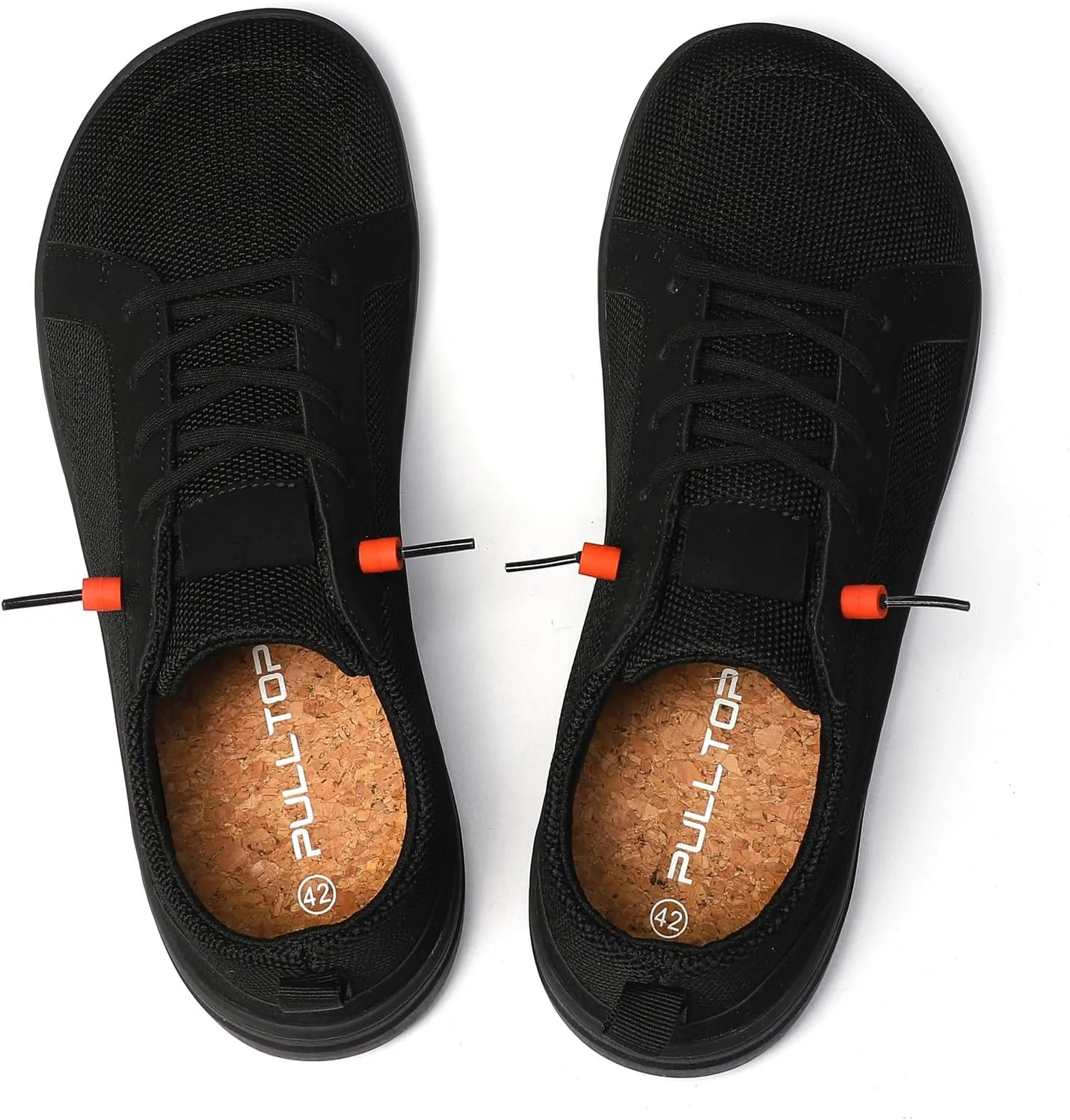 Men's Barefoot Wide Toe Box Shoes - Minimalist Barefoot Shoes with Zero Drop Sole Extra Wide Slip on Walking Shoes for Men