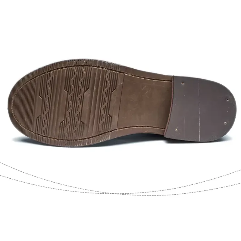 Men's Casual Vegan Leather Boots with Zipper and Lace Up | Perfect for All Seasons