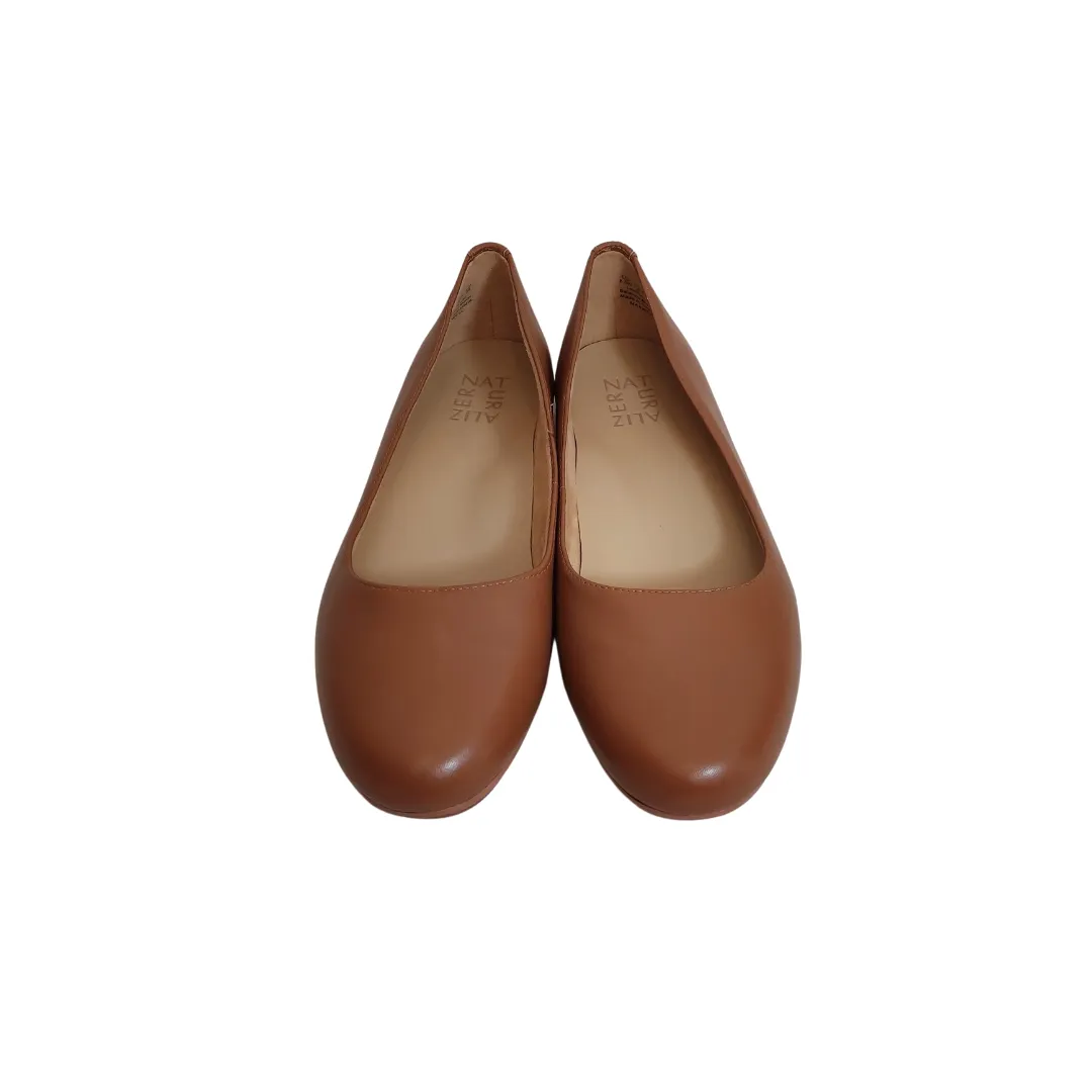 Naturalizer Tan Leather Ballet Flats | Brand New |