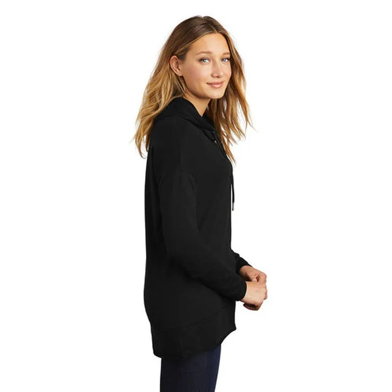 NEW SEI District  Womens Featherweight French Terry  Hoodie - BLACK