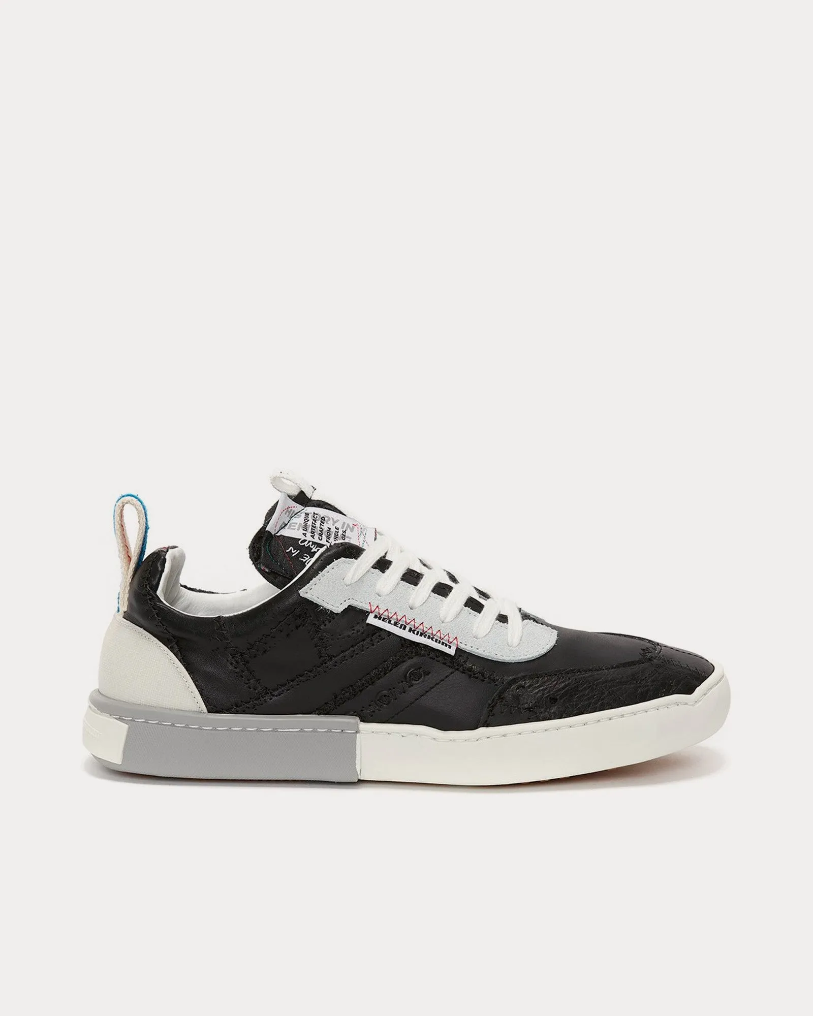 Palimpsest 002 Faded Black Low Top Sneakers