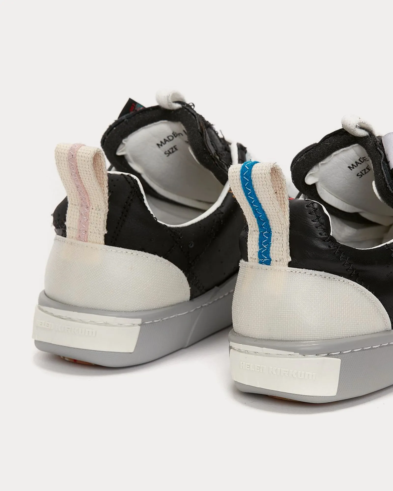 Palimpsest 002 Faded Black Low Top Sneakers