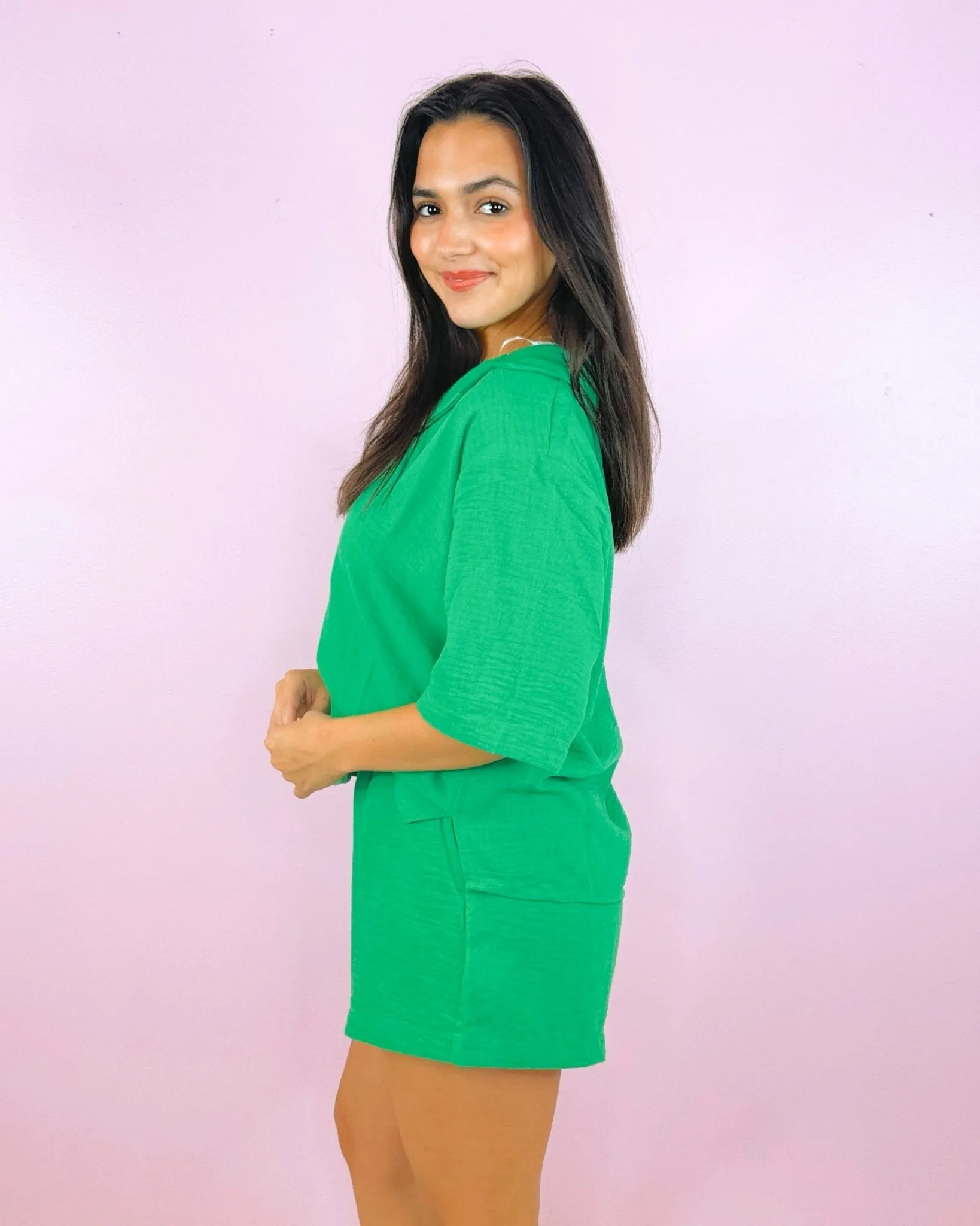 Palm Springs Button-Up Short Set