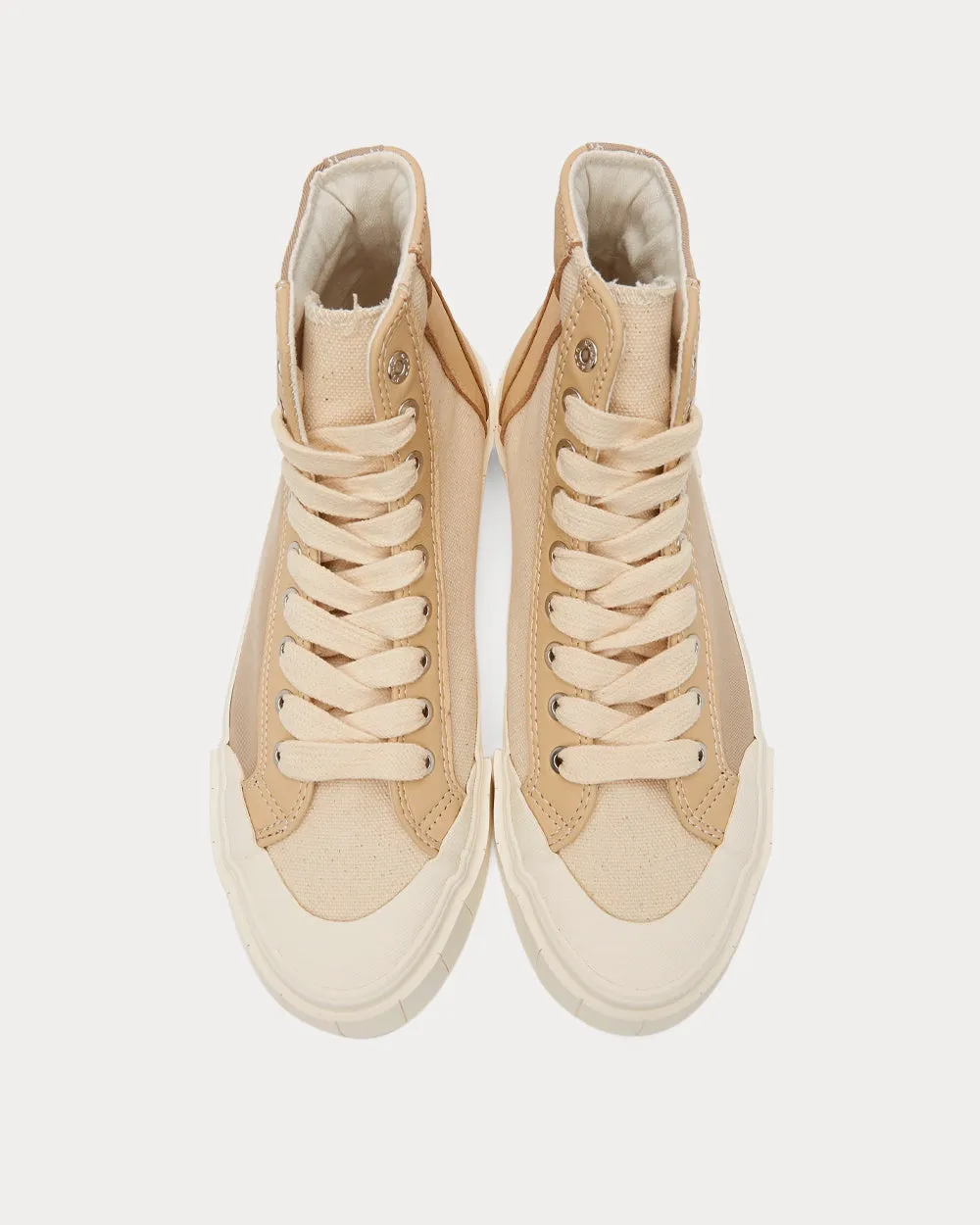Palm Vegea Beige High Top Sneakers