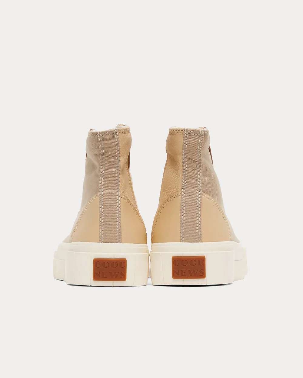 Palm Vegea Beige High Top Sneakers