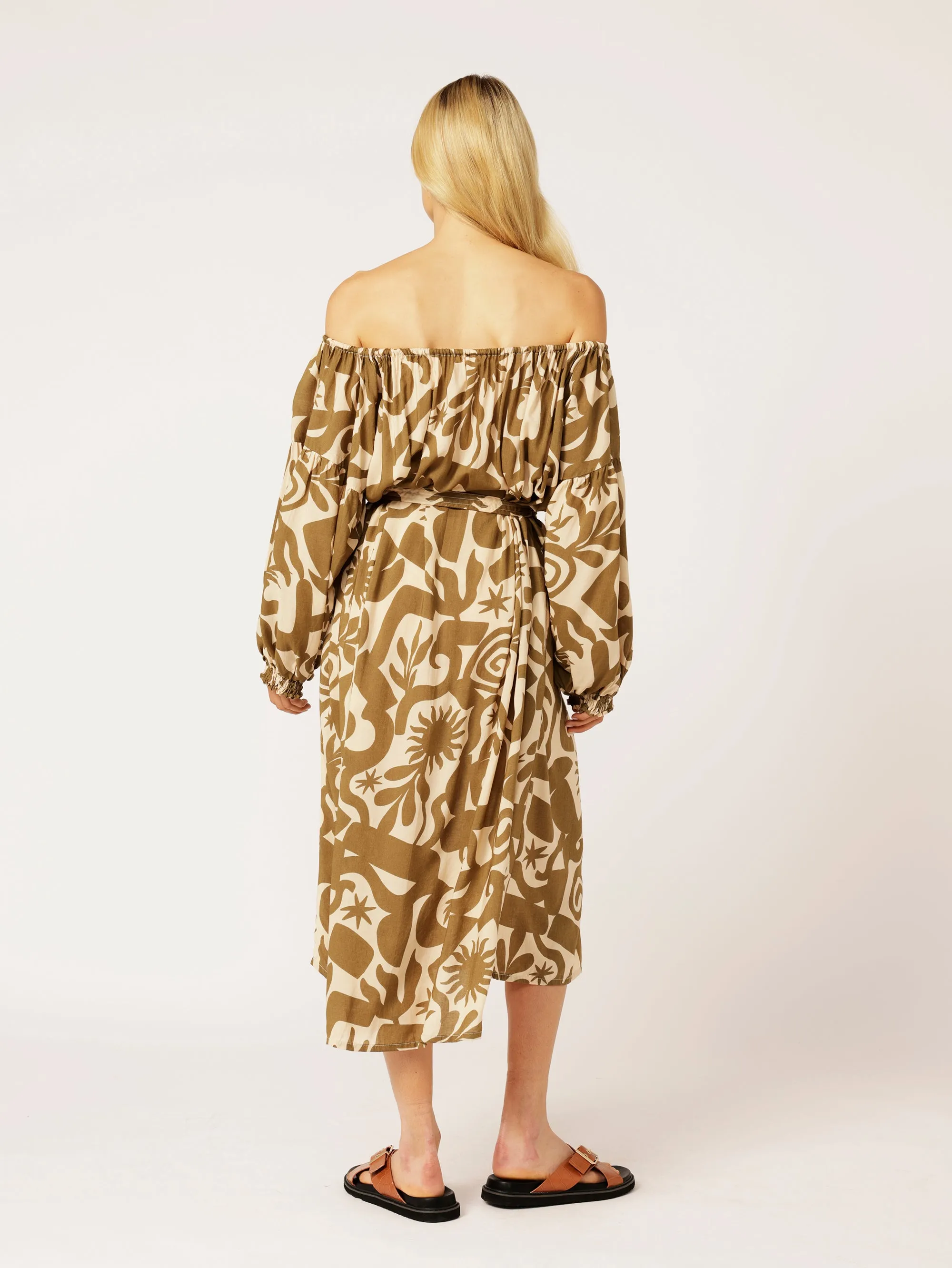 Poets Dress | Soleil Khaki