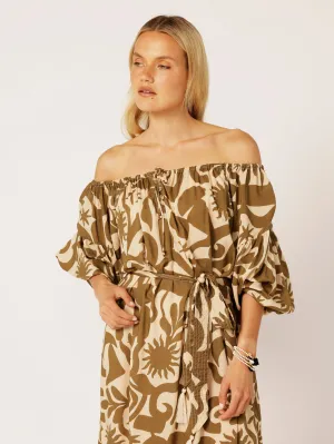 Poets Dress | Soleil Khaki