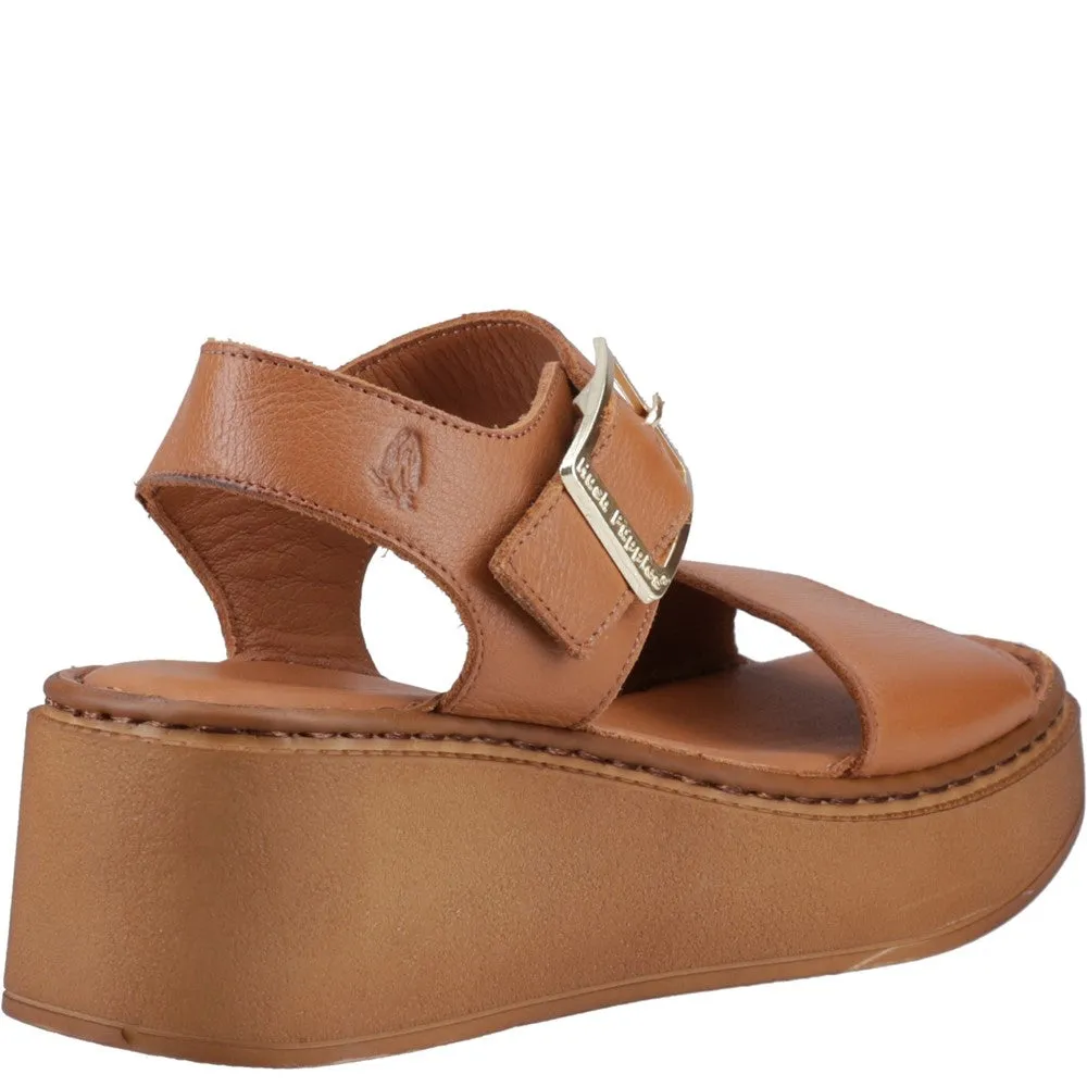 Tan Beatrix Wedge Sandals