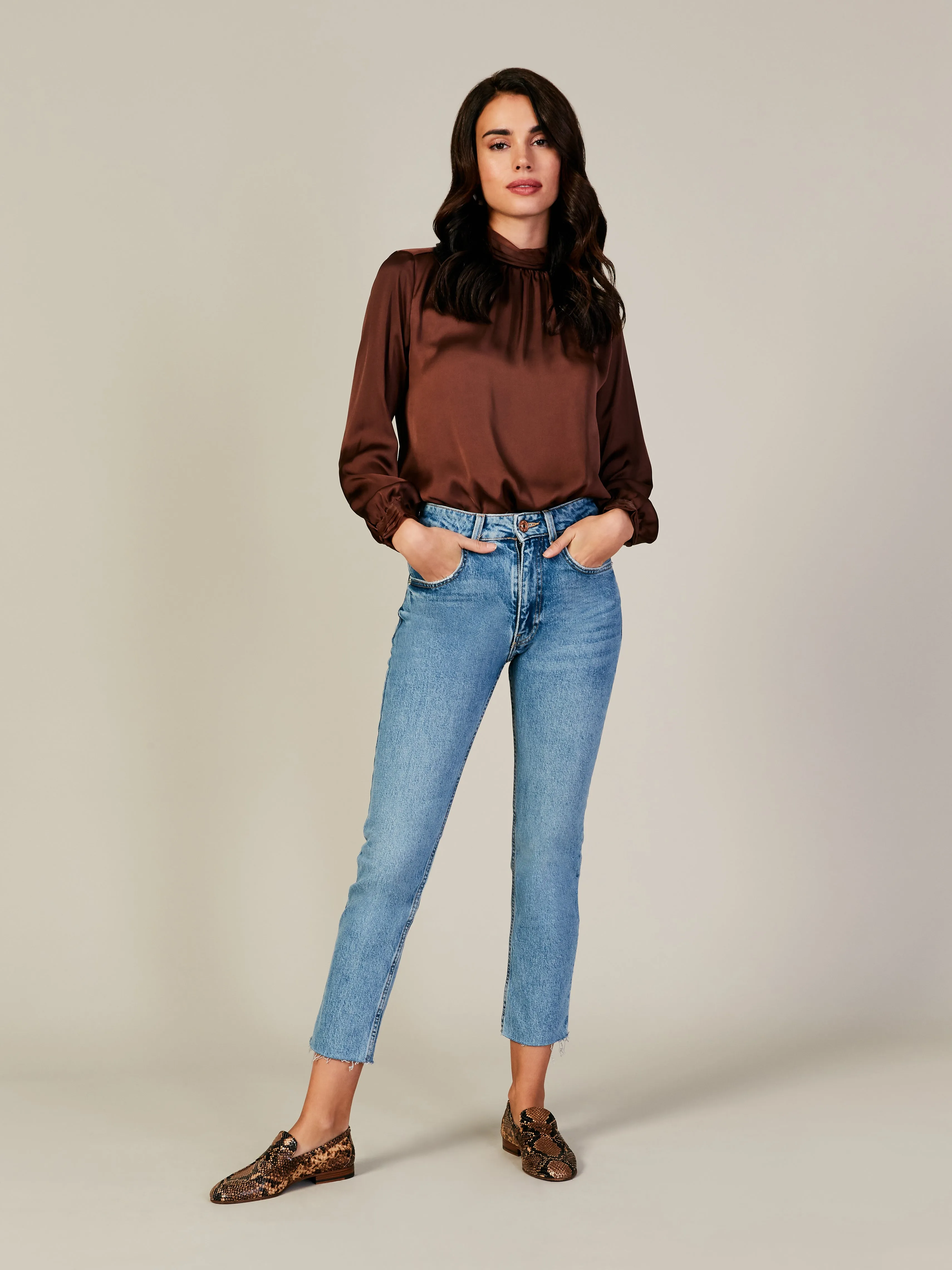 The Sacca Donna Printed Leather