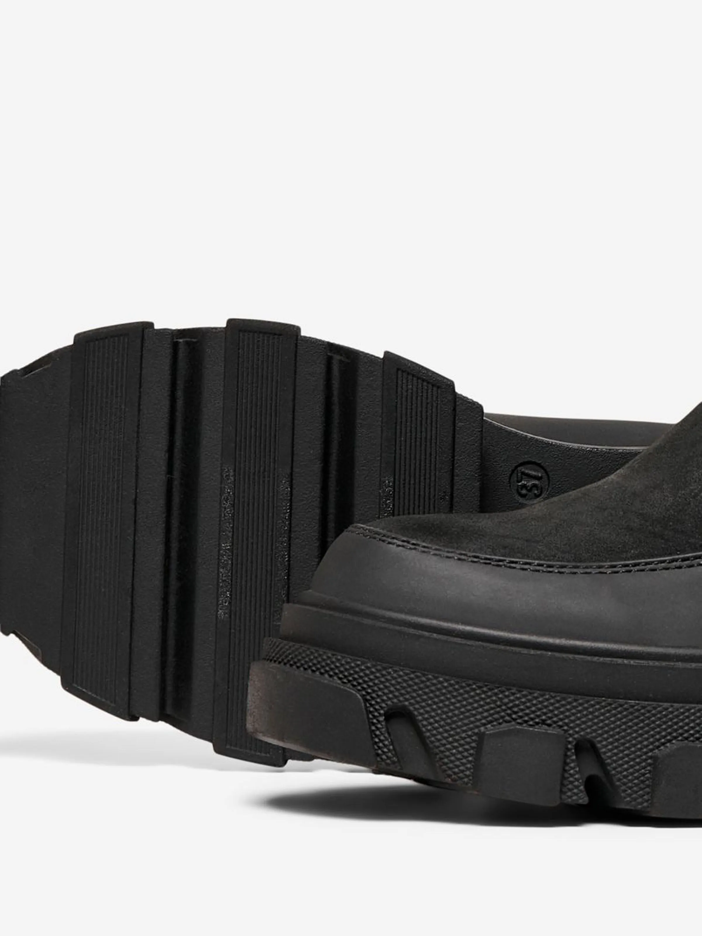 Tola Nubuck PU Chunky Boot - Black