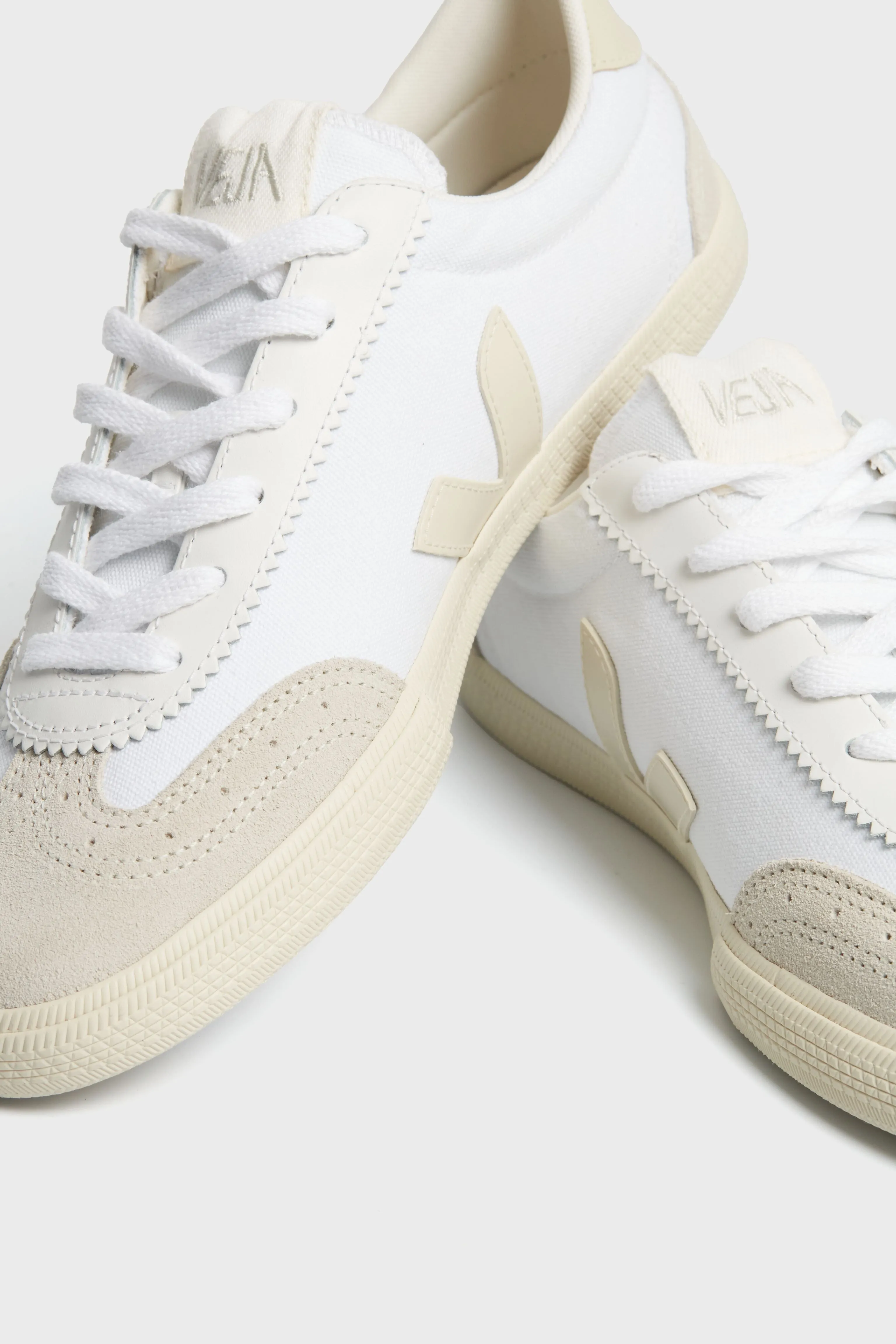 White Pierre Volley Sneakers