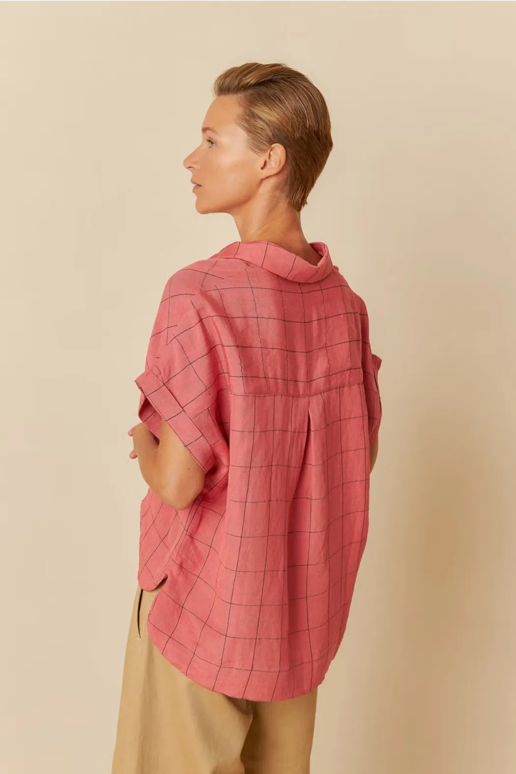 Windowpane Check Shirt | Indi & Cold