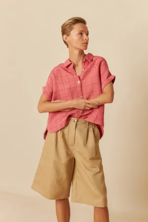 Windowpane Check Shirt | Indi & Cold